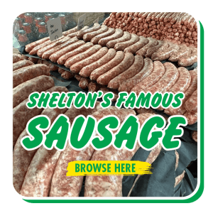 Shelton's Famous Sausage"
